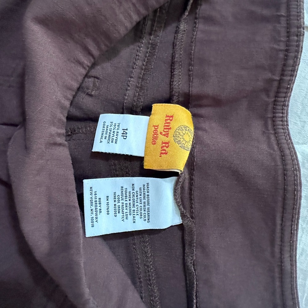 Ruby Rd. Chocolate Trousers